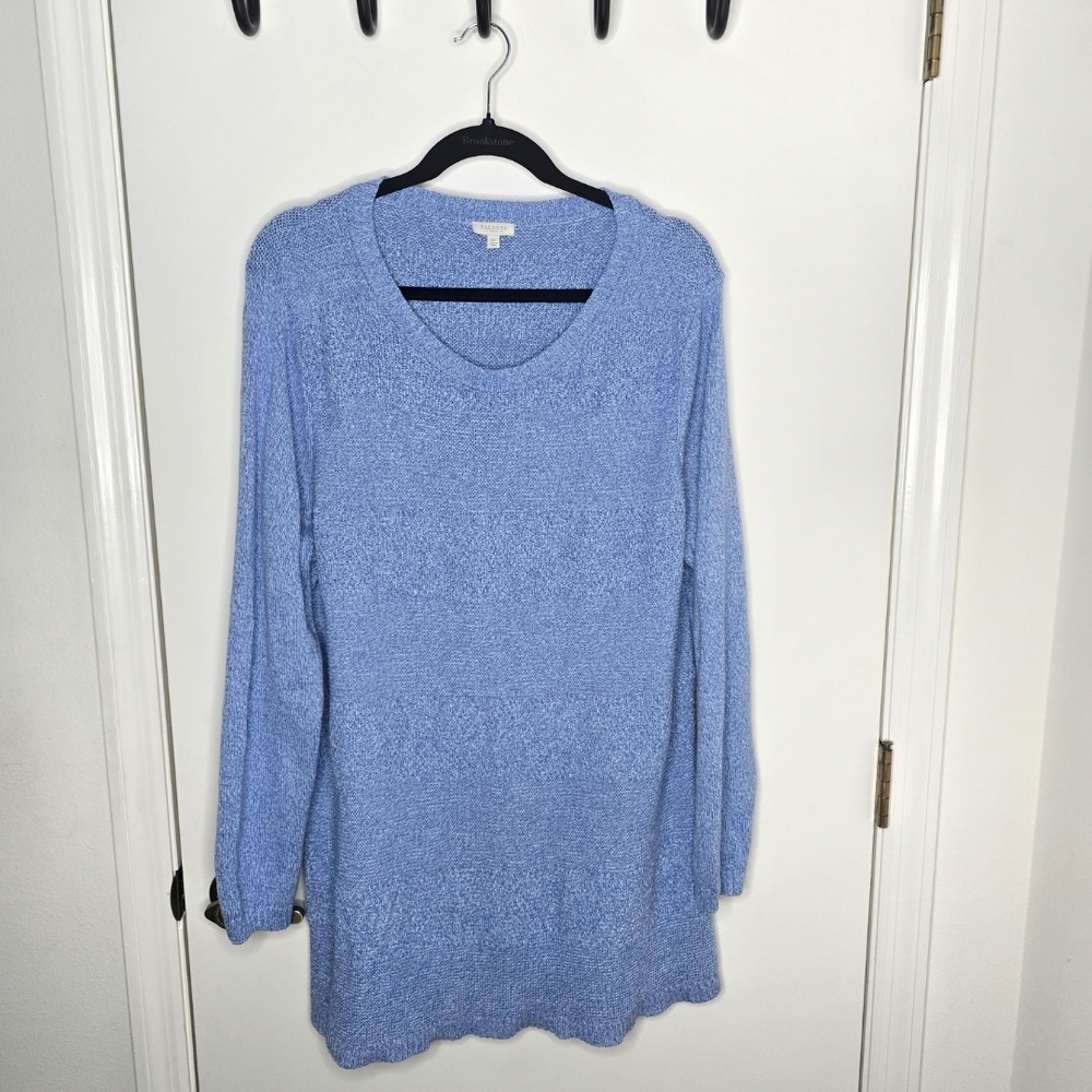 Talbots Blue Crew Neck Sweater 2X